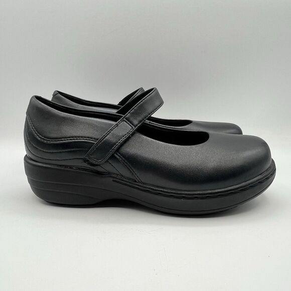 ABEO Gale Mary Jane Shoe Black Leather Orthotic Slip Resistant Sz 7.5 NWOB - Picture 7 of 14